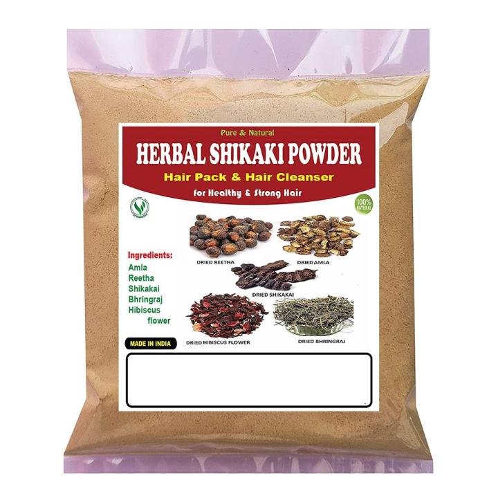3V PRODUCTS Shikakai Powder ( Amla, Reetha, Shikakai, Bhringraj, Hibiscus Flower mixing ) Hair Pack & Hair Cleanser for Healthy Strong Hair 100g