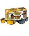 Pack of 2 - HD Night Vision & Day Glasses - Black & Yellow. 