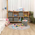 Cube Box- Storage  Box, Stprage Bin- Foldable Fabric Storage Box Square Bin - Lightweight Organizer with Dual Handles for Nursery, Closet, and Drawer - Space-Saving Cloth Baskets for Home Organization. 