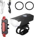 Bike Lights, Super Bright USB Rechargeable Bike Lights Set, Powerful Bike Headlights, Rear Lights, Quick Removal of Bike LED Lights Road, Mountain Bike. 
