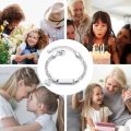 Personalized Stainless Steel Name Baby Bracelet for Newborn Children Gilrs Boy Gifts DIY Custom Cute Crown Charm Bangle Jewelry. 