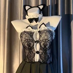lingerie hot European and American niche suspender nightdresses, sexy high-class underwear, pure desire temptation, stepmom skirt wholesale
