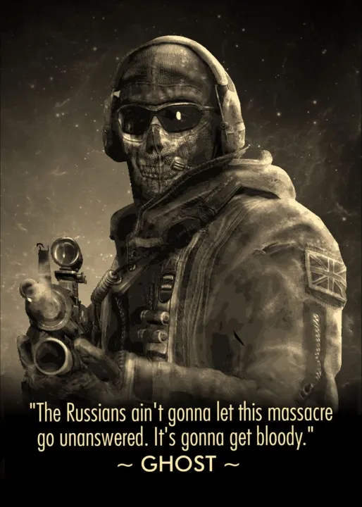 Call%20of%20Duty%20Ghost%20COD%20Games%20Enthusiasts%20Posters%20Vinyl%20Paper%20Quotes%20Vintage%20Posters%20Home%20Room%20Art%20Painting%20Wall%20Poster%20-%20Image%203