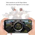 Mobile Game Controller Trigger Finger Sleeves Sets, Phone Game Triggers Aim Buttons L1R1 Shooter, Ultra-Thin Anti-Sweat Breathable Touch Screen Finger Sleeve for PUBG/Knives Out/Call of Duty. 