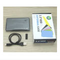USB 2.0 SATA External 2.5 inch HDD SDD Hard Drive Enclosure Disk Case Box For PC LAPTOP. 