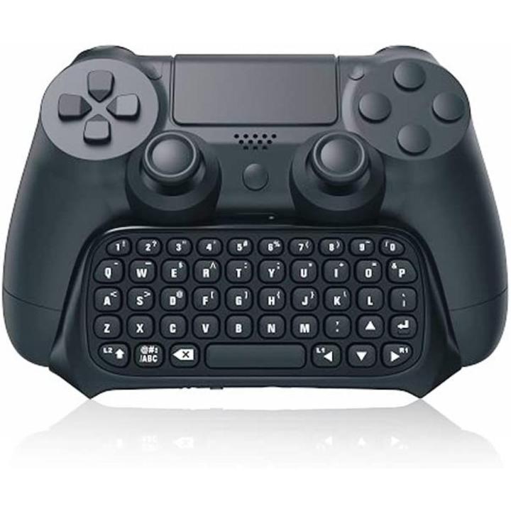 PS4 Controller keyboard RALAN，PS4 Wireless Mini Bluetooth Keyboard Gamepad Chatpad Message Keyboard for Playstation 4,Slim PS4 Controller/Phone and tablet
