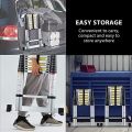 8FT 10ft.12ft.14ft.16ft.18ft.20ft,22ft.24Feet Aluminum Telescoping Telescopic Ladder Folding Ladder in Extendable Ladder for Household and Outdoor-Multi-functional A Frame Portable Extension Folding Multi-Purpose Heavy Duty Ladder. 