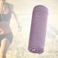 Cooling Towel 12"x40" Sweat Absorbing Gym Towel for Fitness Workout Football Soft Pink. 