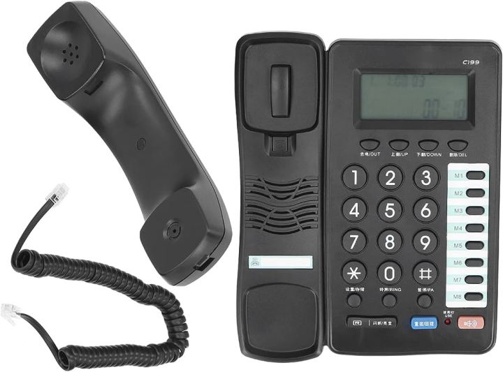 Home%20Office%20Telephone,%20Desk%20Landline%20Phone%20with%20LED%20Display,%20Caller%20ID%20Corded%20Telephone,%20Announcement%20Mute%20Function,%20Standard%20Corded%20Telephone%20for%20Home%20Office,%20Cafe%20Bar%20Note%20random%20color%20will%20be%20deliver%20-%20Image%204