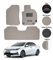 TOYOTA COROLLA 2009-2021 CAR FLOOR MAT | LUXURY LEATHER STYLE 7D MAT | ANTI SLIP CUSTOM FIT EM LEATHER CAR MAT. 