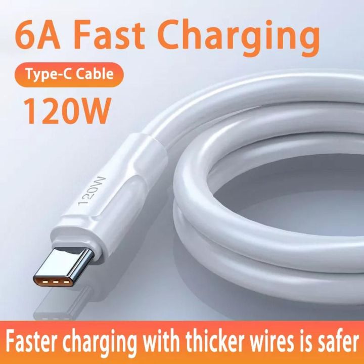 120W / 6A Power X Super Fast Thicker Charging Micro USB Cable for All Smartphones | 120W 6A Cable Fast Charging For Xiaomi OPPO POCO Samsung Mobile Phone and Power Banks
