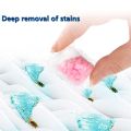 Laundry Bead Capsule Dissolve Cleaner Stains Concentrate Washer Detergent Laundry Pods (10 PCS Pack). 