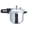 Sapphire Mirror Polish Pressure Cooker with Easy Gripping. 