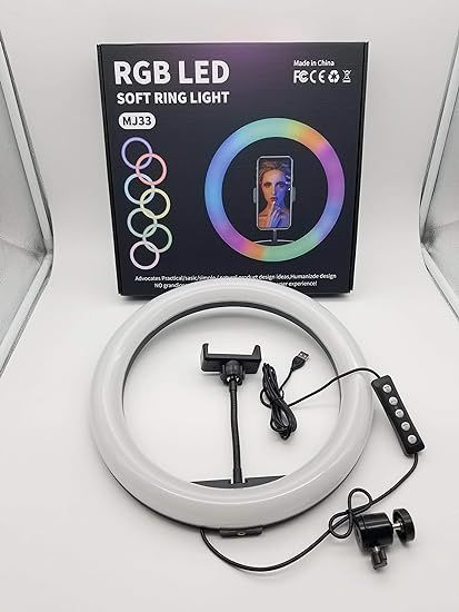 MJ26%2010%20Inch%20RGB%20Led%20Ring%20Light%20With%20PHONE%20HOLDER%20%20(Without%20Stand)%20Circle%20Ring%20Selfie%20Led%20Photographic%20Studio%20Light%20For%20Youtube%20Live%20Show%20(Without%20Stand)%20-%20Image%207
