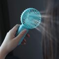 L8 Mini Fan Three-Speeds Strong Wind with Base Electric Portable Handheld Fan for Office Handheld Fan. 
