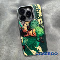 One Piece Cartoon Anime Cool Roronoa Zoro for Realme C67 C17 C53 C25 C35 C15 C12 C55 C51 C11 C21Y C33 C20 C25Y C30 C21 C20A Note 50 8i 9i 5 5s 5i 6i 7i Narzo 50 Plating Metal Case. 