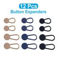 Button Extenders Adjustable Jeans Waistband Free Sewing Plastic Resin Waistband Extenders Pants Button. 