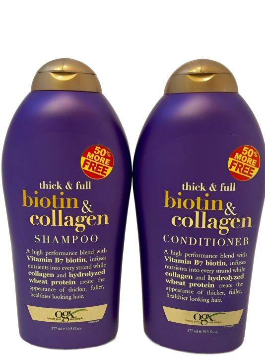 OGX%20(Thick%20&%20Full)%20Biotin%20&%20Collagen%20Sulfate%20Free%20Shampoo%20and%20Conditioner%20577ml%20-%20Image%205