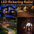 WBM Smart Solar Light Torch, Waterproof, Flickering Flame Solar Lights Outdoor, Party Light, 2 Count(Pack of 2), Orange. 