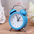 Mini Metal Alarm Clock Portable Home Outdoor Lovely Cartoon Watch Retro Gift For Children Friends Metal Alarm Clock Desktop. 