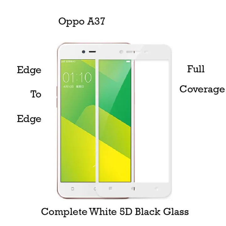 Oppo%20A37%20Full%20White%209D5D6D10D11D21D%20Tempered%20Glass%20Screen%20Protector%20Full%20Glue%20Edge%20To%20Edge%20For%20Oppo%20A37%20-%20Image%203