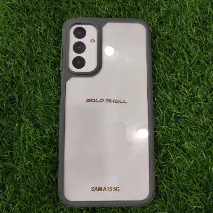 SAMSUNG%20A15%20Gold%20Shell%20Transparent%20Protective%20Case%20Sleek%20Slim%20Design%20with%20Durable%20Shockproof%20TPU%20Bumper%20-%20Crystal%20Clear%20Back%20Cover%20for%20Enhanced%20Style%20and%20Protection.%20-%20Image%202