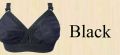 Cotton stuff bra brazzers for women black color. 