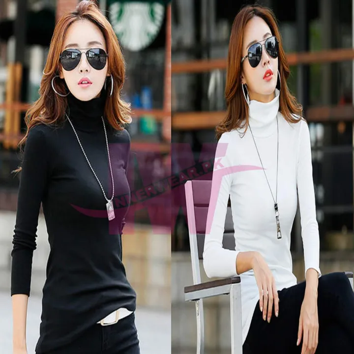 Pack%20Of%202%20Women%20Ladies%20Premium%20High%20Neck%20Full%20Sleeve%20Stretchable%20Ribbed%20Cotton%20&%20Lycra%20T-Shirt%20Tops%20Sweatshirt%20Winter%20Warm%20Black%20White%20Free%20Size%20Every%20Fitter%20InnerWear%20-%20Image%203