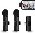 K9 Microphone for Type-C Phone, Plug-Play Wireless Mic with 2 Microphone for USB-C Android Phone Video Recording, Interview, Vlog, Auto Sync and Noise Reduction. 