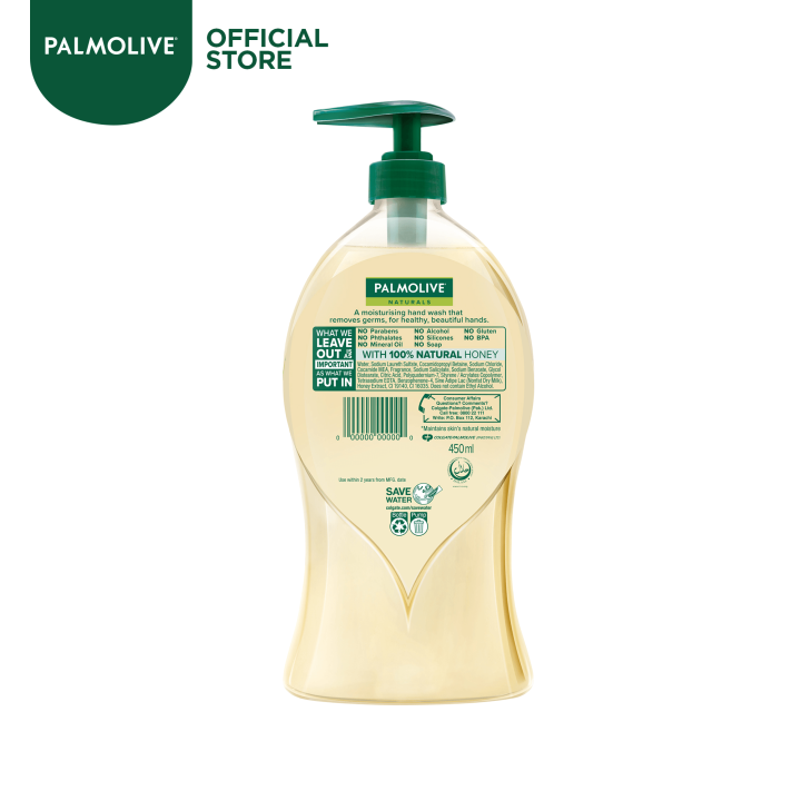 Palmolive%20Naturals%20Liquid%20Handwash%20Milk%20&%20Honey%20450ml%20Bottle%20-%20Image%202