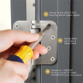 Automatic Door Closer Hinges for Cabinet drobe Multi-Function Detachable Spring Hinges Positioning Door Closer. 