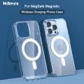 Original Magsafe Magnetic Wireless Charging Case For iPhone 14 Pro Max  Shockproof Cover. 