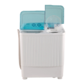 Haier HWM-80-AS Semi Auto Twin Tub Washing Machine - 8 Kg - White & Green HWM 80-AS. 