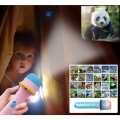 Cute Cartoon Creativity Toy Torch Lamp Flashlight Projector Toy Flashlight Projector Torch Lamp Toy Baby Sleeping Story Book. 