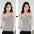 Camisole Women's Outer Wear Underwear Sleeveless Top All-Matching Modal Black and White Camisole Female Student Inner Wear. 