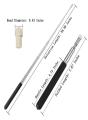 Telescopic Teacher Teaching Pointer Presentation Tool - 39  - Black. 