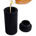 Dish Soap Squeeze Bottle for Sink Kitchen, Silicone Hand Soap Dispenser for Bathroom, Countertop Dispenser (Black). 