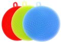 6 Pcs - Silicone Sponge Dish Washing Kitchen Scrubber - Dish Sponge Kitchen Sponges Dishes Silicone Scrubber Kitchen Sponge Dish Sponges Gadgets Brush Accessories Cleaning Washing Scrub. 
