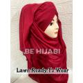 Ready To Wear Premium Lawn Printed Hijab - 2020 Fashion Trend. 