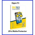 Oppo F3 Back Matte Protector Soft Skin Sheet Soft Film Protection For Oppo F3 - 2Pcs. 