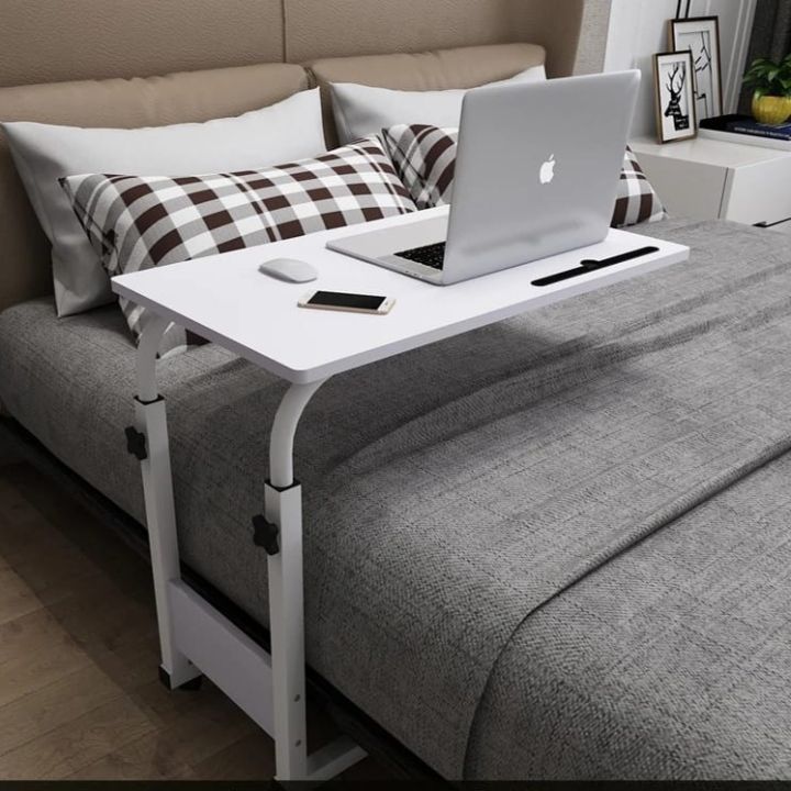 Gaming Laptop Table Adjustable Height, Bed Laptop Stand, | 8 Color Options | Lockable Wheels | Sturdy 18-Gauge Iron | Ideal for Home Office | Free Delivery Study Table, Writing Table