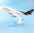 16cm Plane Model Airplane Model UPS Airlines Airplanes Boeing 747 Aircraft Model 1:400 Diecast Metal Plane Toy. 