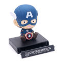 8cm Batman Big Doll Figurine Stand Bobblehead Spring Toy Car Dashboard Decor. 