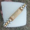 Silver Gold Bracelet, Silver Bracelet, Mens Gold Chain Bracelet, Jewelry For Mens, silver Gold Bracelets For Men And Women.. 