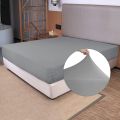 Best Quality Stretch Jersey Fitted Bed Sheets 100% Cotton All Over Elastic Mattress Cover Mattress Protectors. 