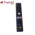 ITEL LCD/LED TV Remote With Social Media Buttons Universal Without Voice  ES-043  Black  Triple H. 