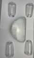 White Back Light Cover For 70 Bike With 4 White Indicator Cover For 70 Motorcycle. 