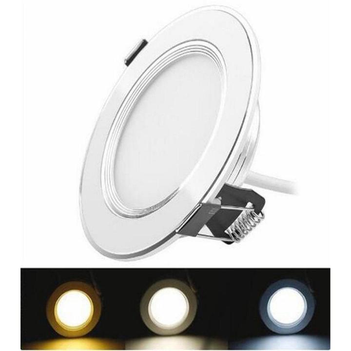 3 Color 7 Watt Round SMD LED Ceiling Light