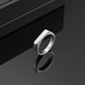 2024 New Arrival PVD 18k Gold Personalized Engraved Name Bar Signet Ring For Men Women Stackable Plain Slim Thin Pinky Band Ring. 