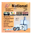 4 in 1 NP NationalPower 1.2 Liter Electric Meat Chopper With Vegetable Cutter and Citrus / Food Processor / Meat Grinder 800 watts. 